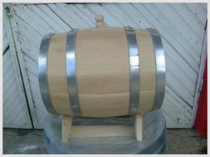 grappa e whisky per la conservazione di vino in legno in legno di quercia 5 l Botte di vino 